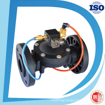 Black Plastic Nylon Material Irrigation 2 Way Diaphragm Valve